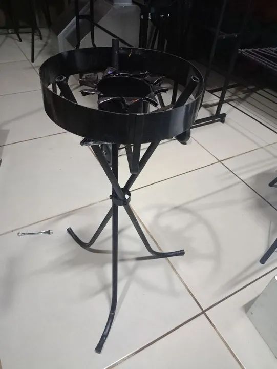 Fogareiro a álcool dobrável