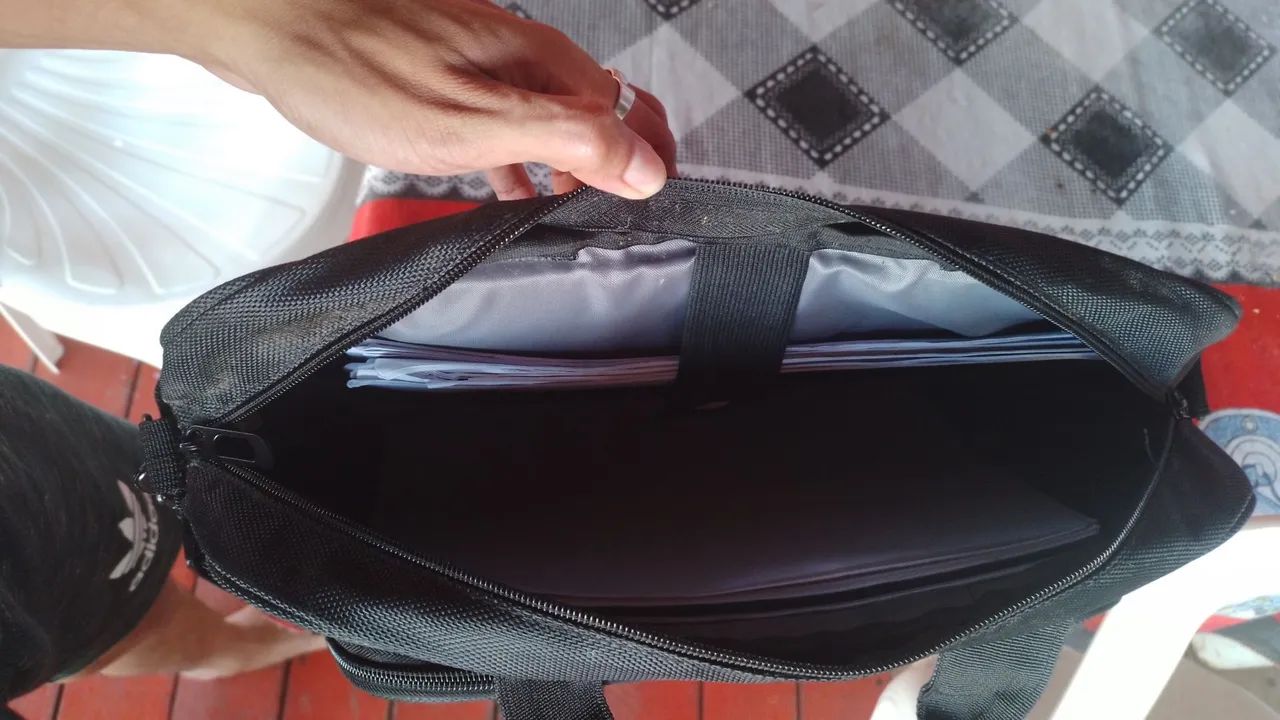 Bolsa Pasta Com Compartimento Para Notebook Clio<br> - Foto 3