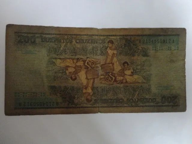 Cédula Antiga De 200 Cruzeiros Razoável Princesa Isabel - Foto 2
