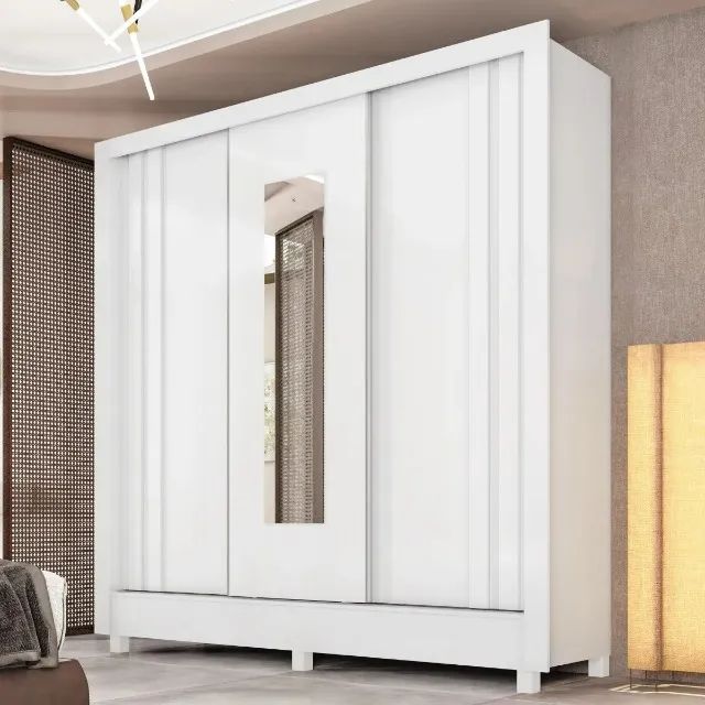 roupeiro 100% mdf a pronta entrega branco