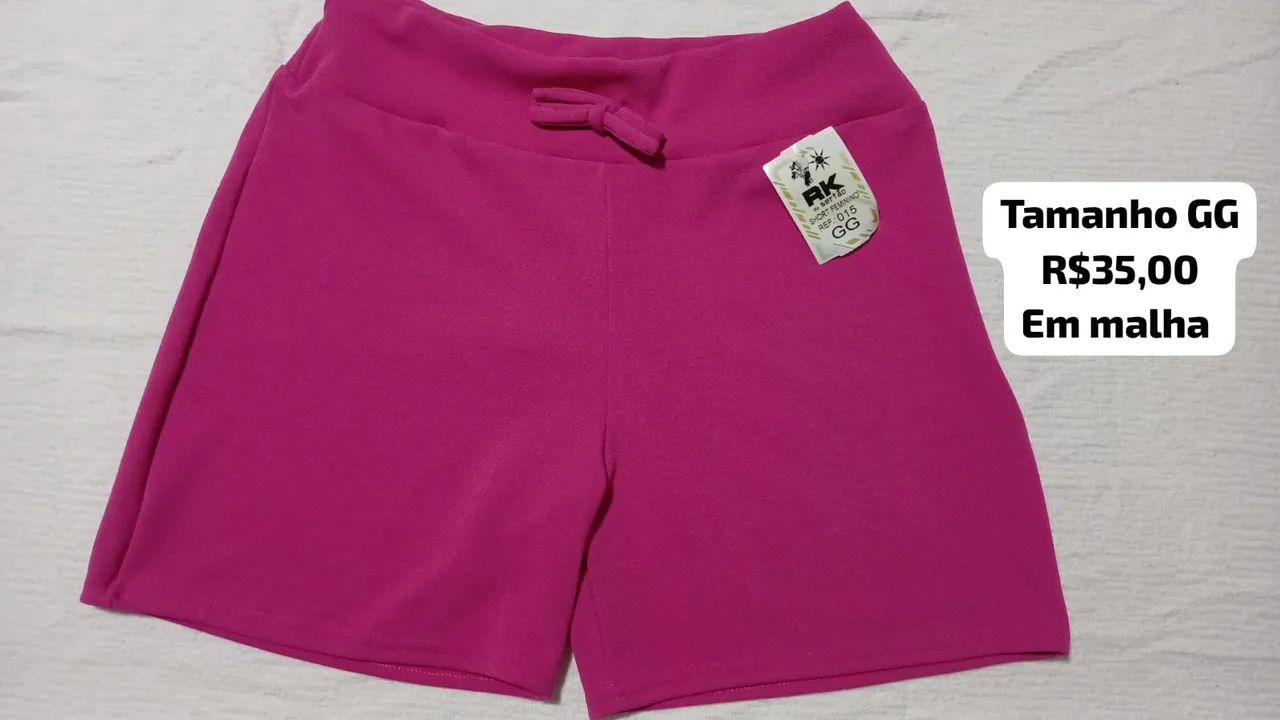 Shorts  GG em Malha conforto e qualidade  - Foto 2