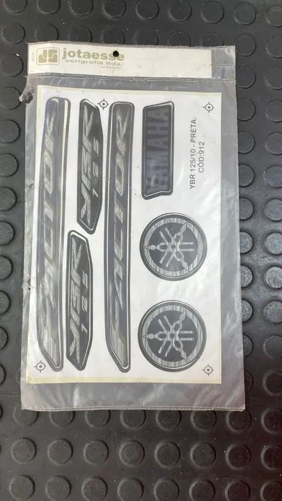 KIT ADESIVO YBR 125 2010 PRETO