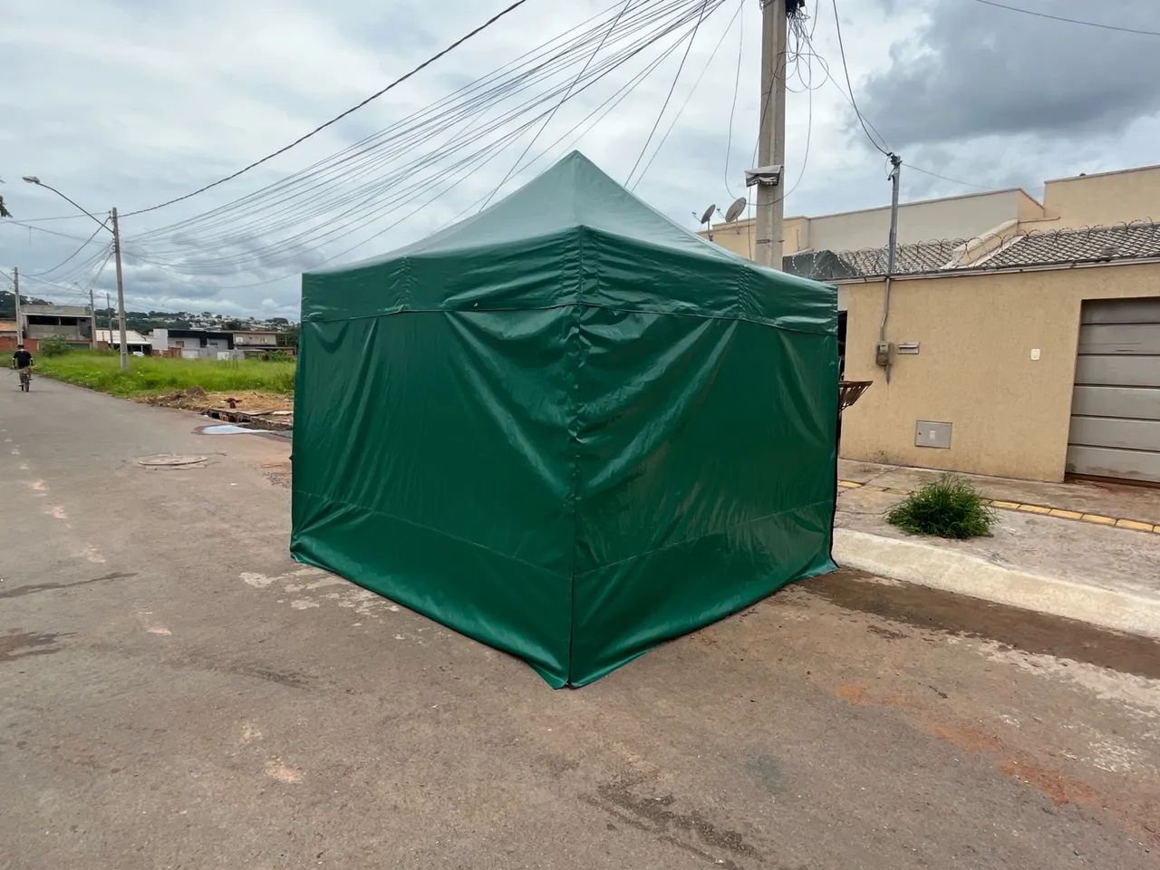 Tenda 3x3 com 2 laterais no PVC SÓ 1270,00 - Foto 3