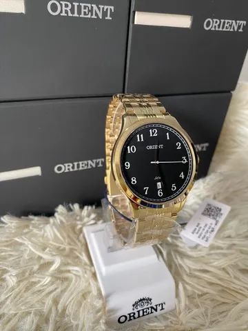 Orient dourado original com garantia 