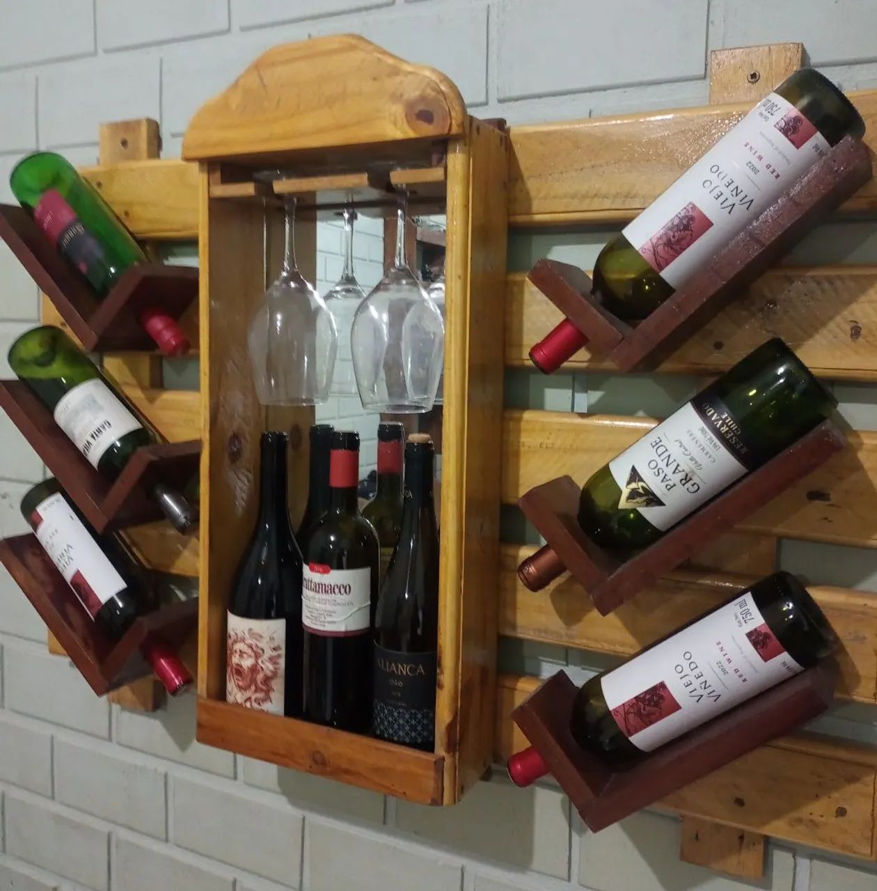 Suporte para vinhos e taças  - Foto 3
