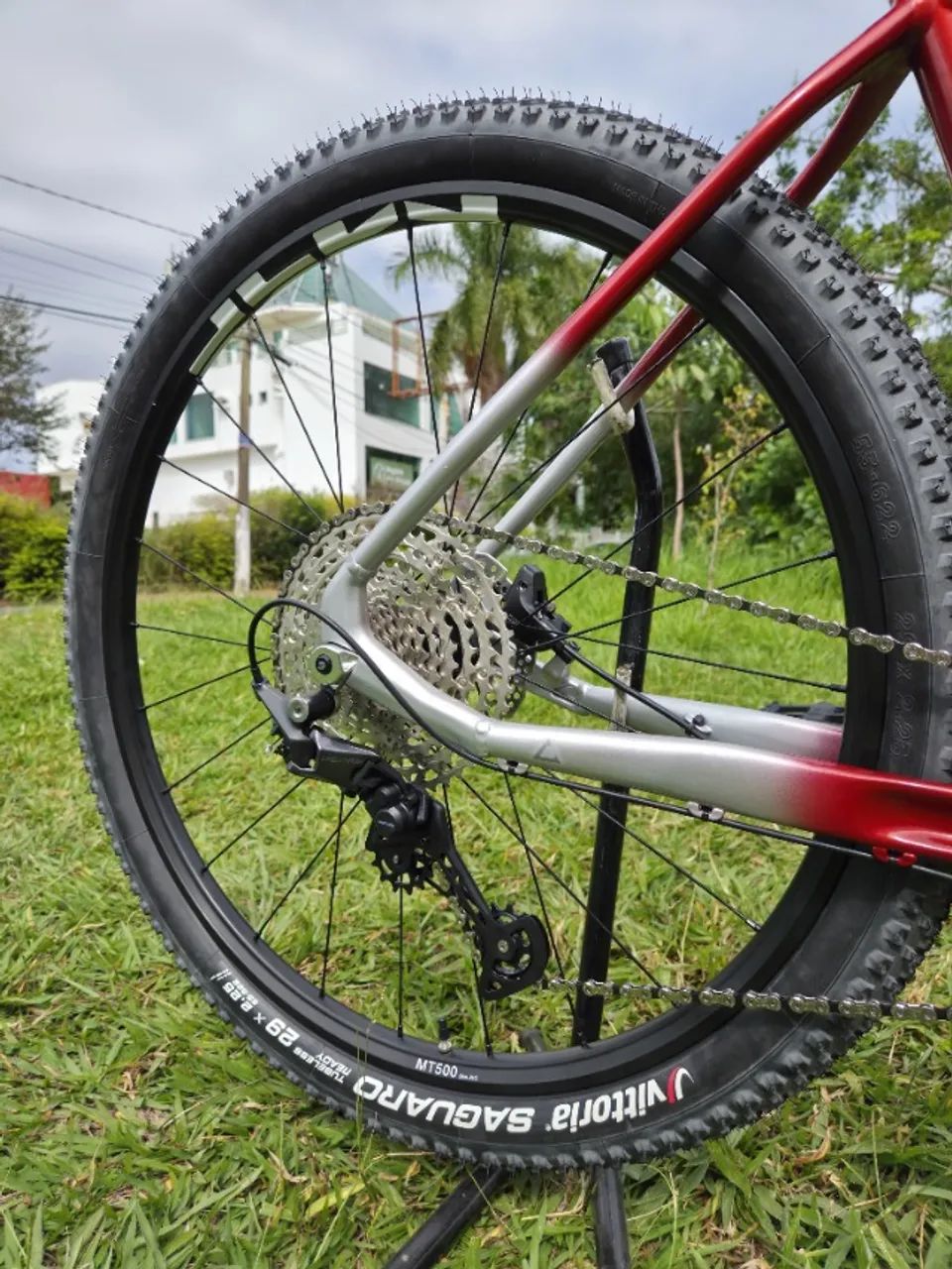 Bicicleta Aro 29 MTB Audax ADX 400 - Shimano Deore 12v - Susp Rockshox Recon a ar - Tam 19 - Foto 4