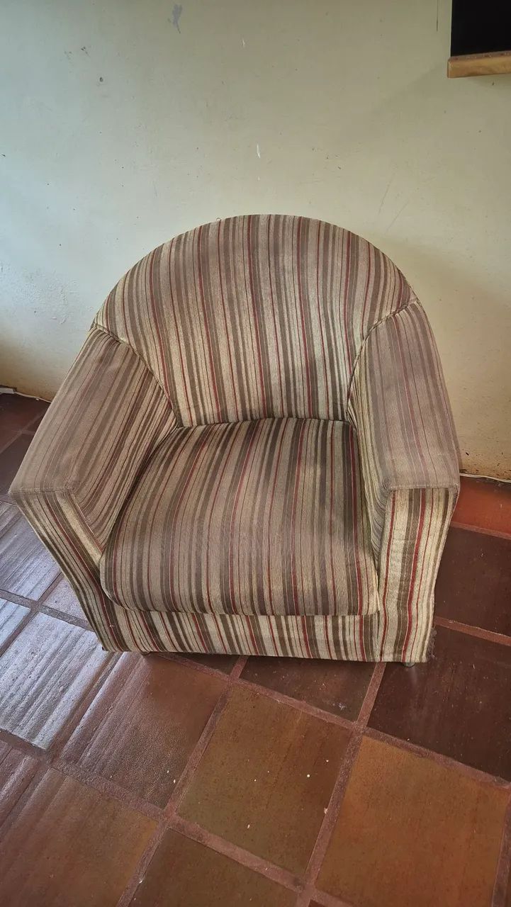 Poltrona listrada  - Foto 3