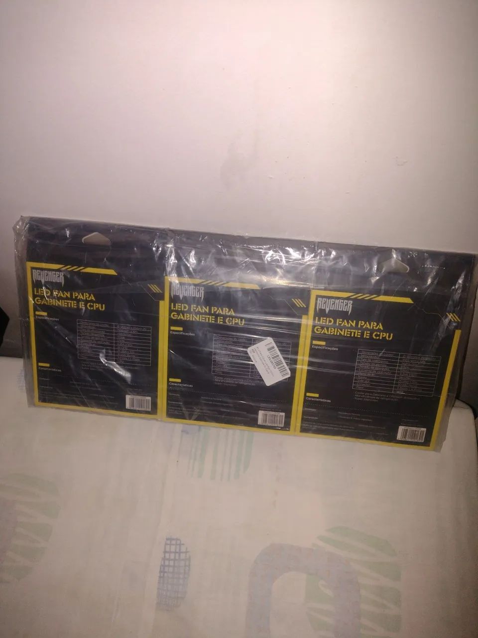 Kit 3 Ventoinhas LED para Gabinete e CPU - Foto 2