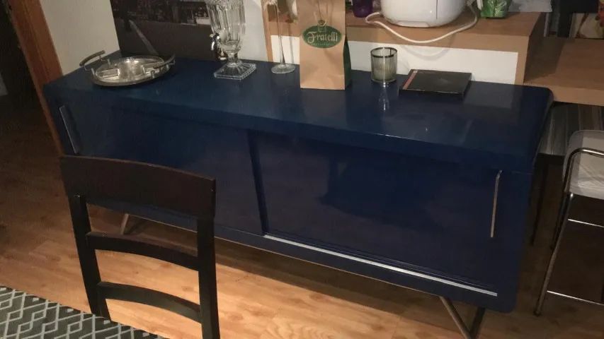 Buffet Aparador em Laca Azul - Foto 3