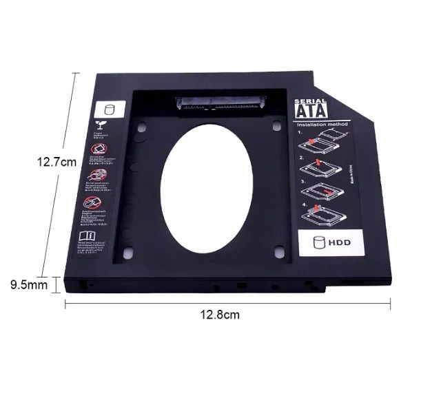 Adaptador DVD para Hd Ssd caddy 9.5mm sata 3.0  - Foto 5