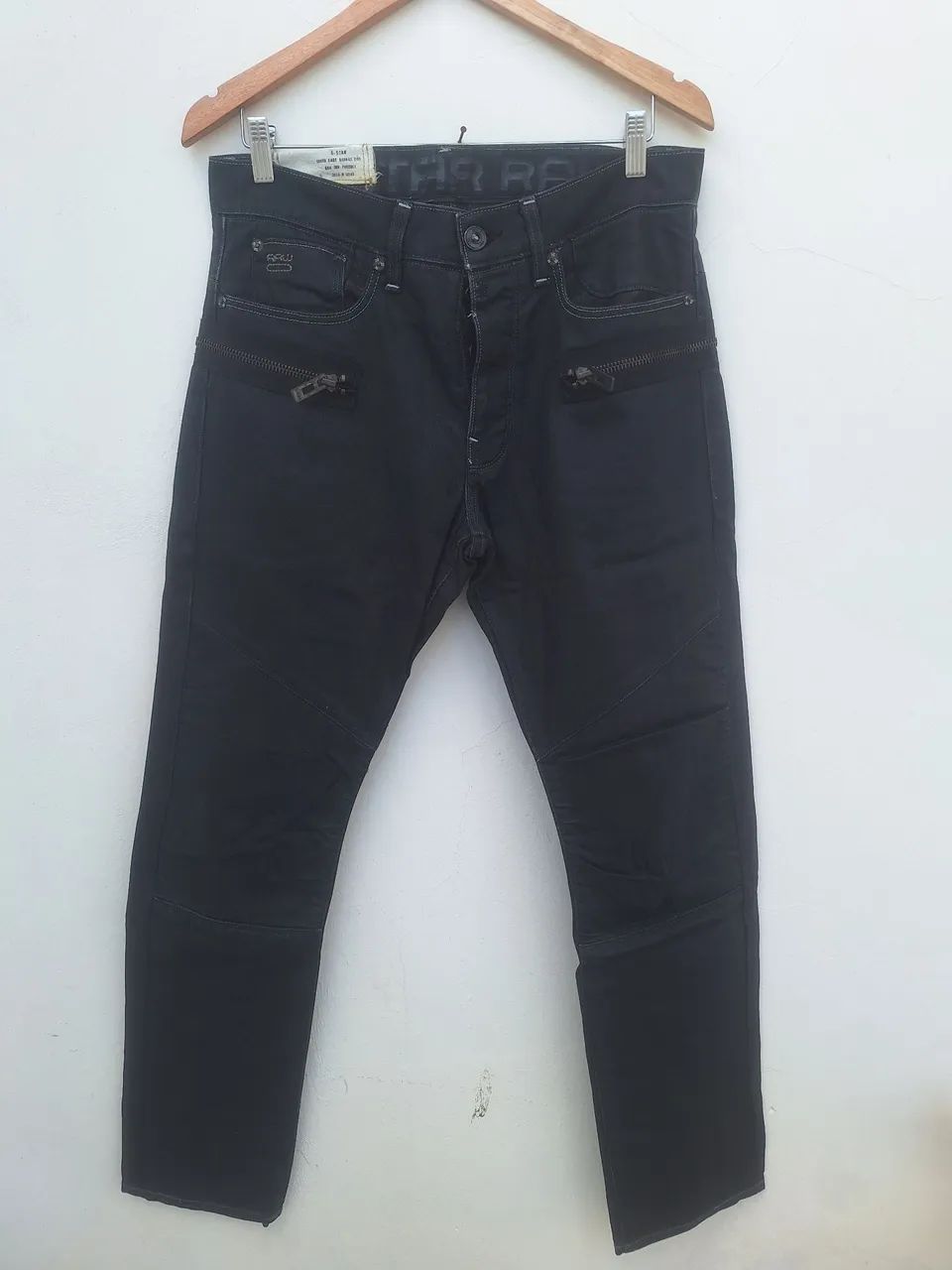 Calça jeans resinada g-star raw