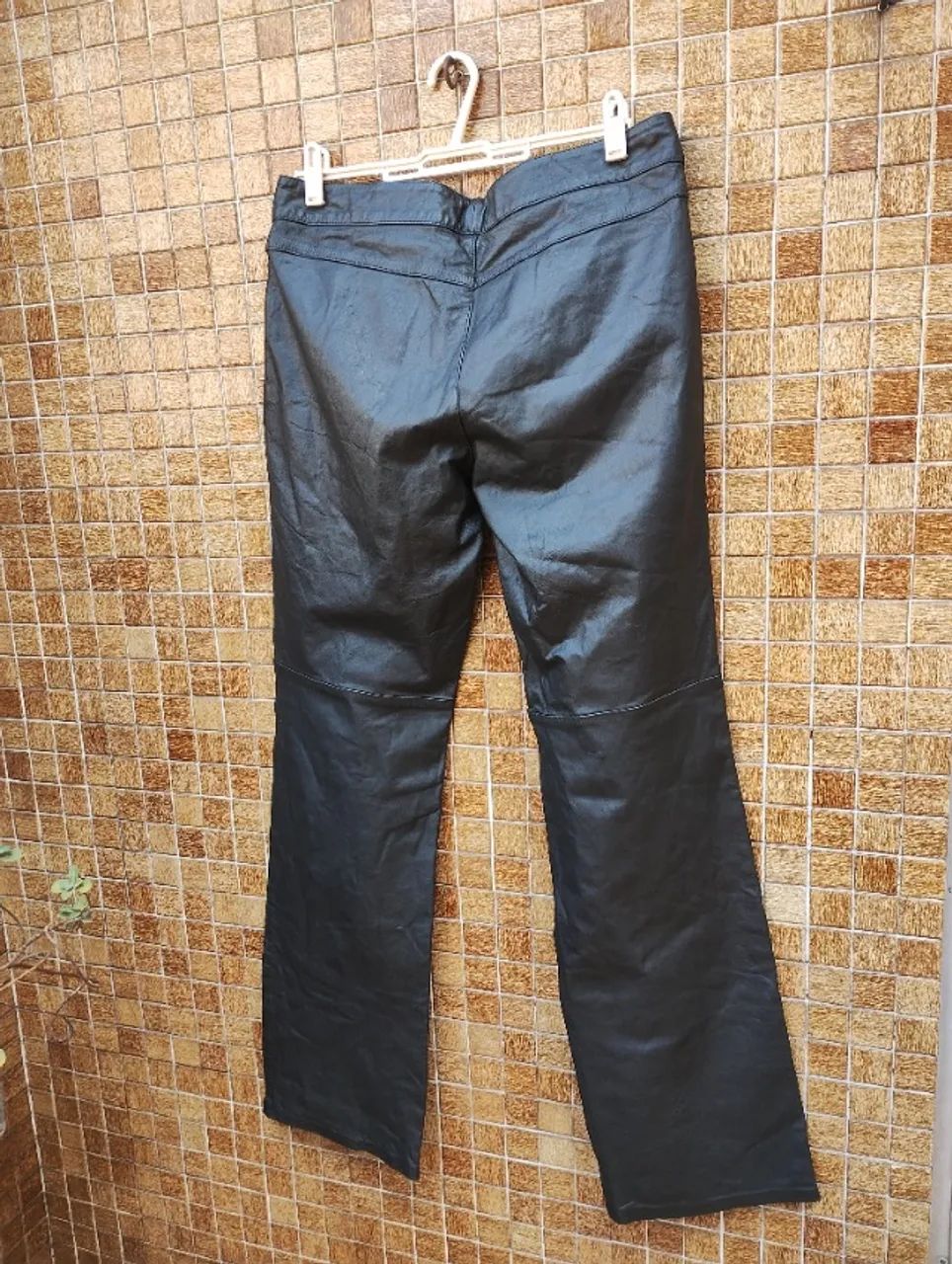 Calça de couro legítimo 42  - Foto 5