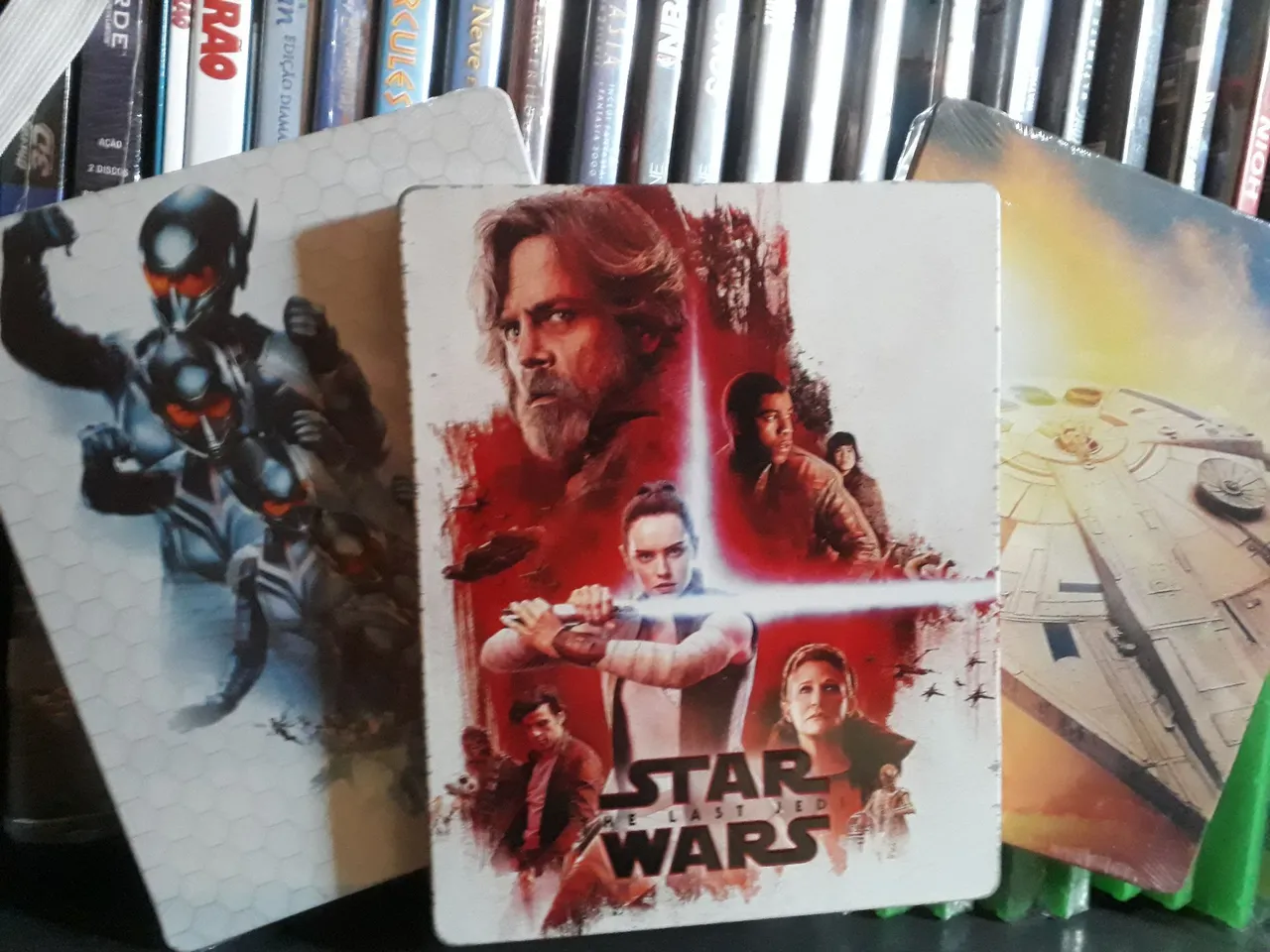 Blu-ray: Star Wars The Last Jedi (usado) + Ant-man and the Wasp + Solo (lacrados)