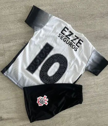 Conjunto camiseta corinthians + shorts infantil - Foto 3