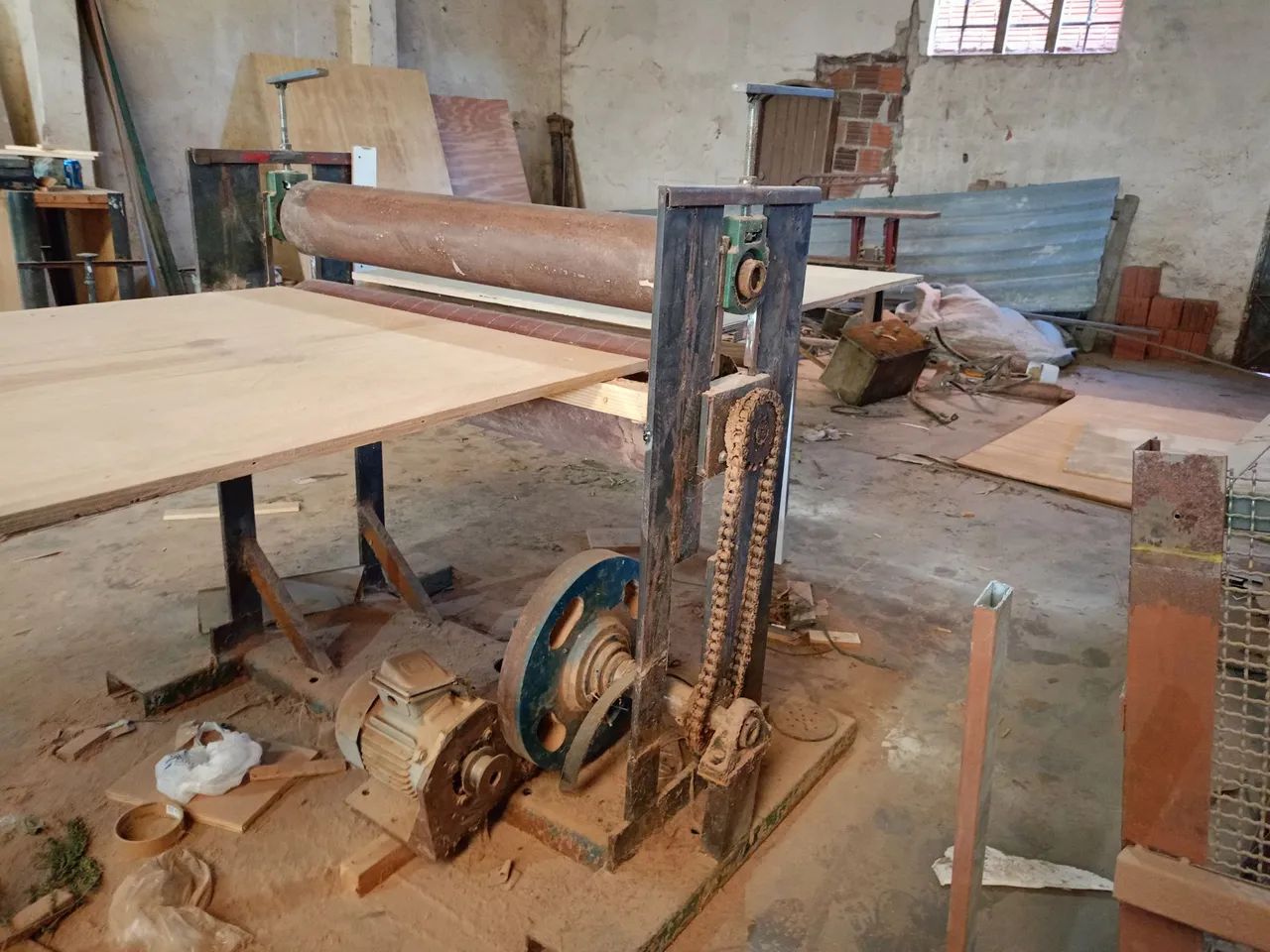 lixadeira banda larga de rolo - Foto 3