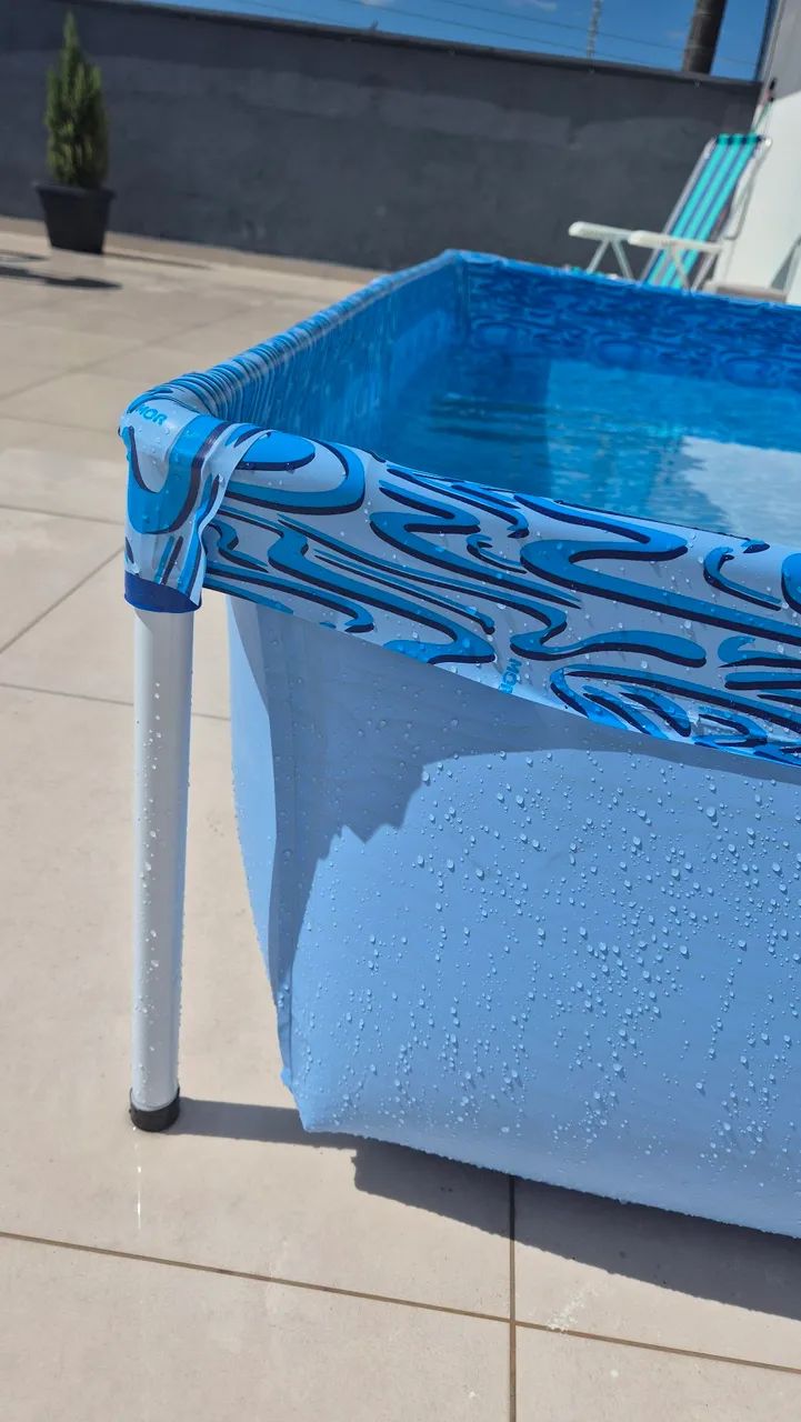 Piscina inflável infantil mor 1000 litros - Foto 3