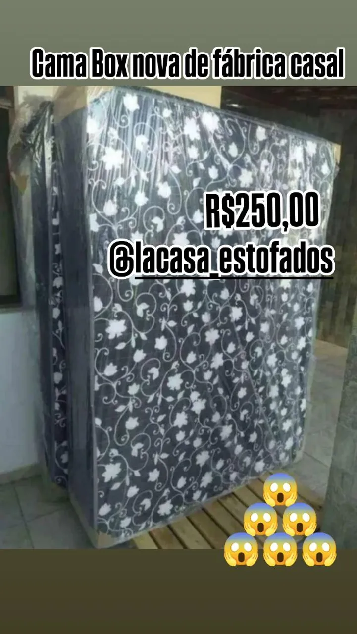 Cama Box Casal Nova de Fábrica