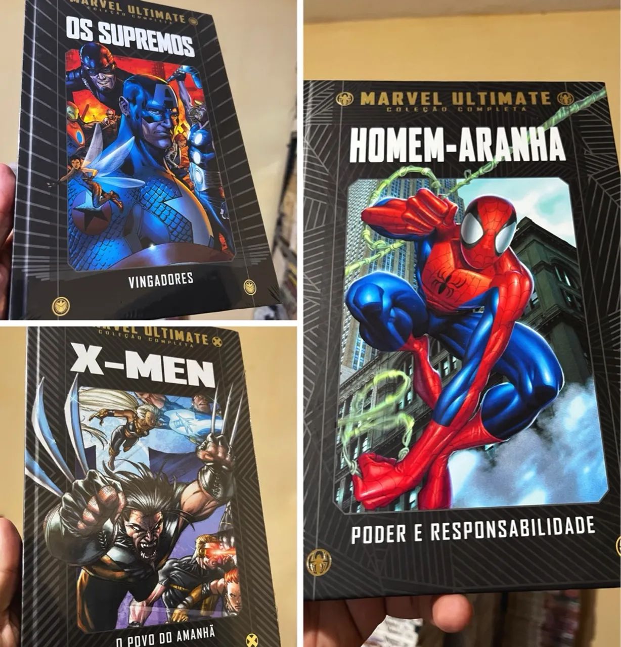 Marvel ultimate coleção completa, X-men, Homem aranha e os