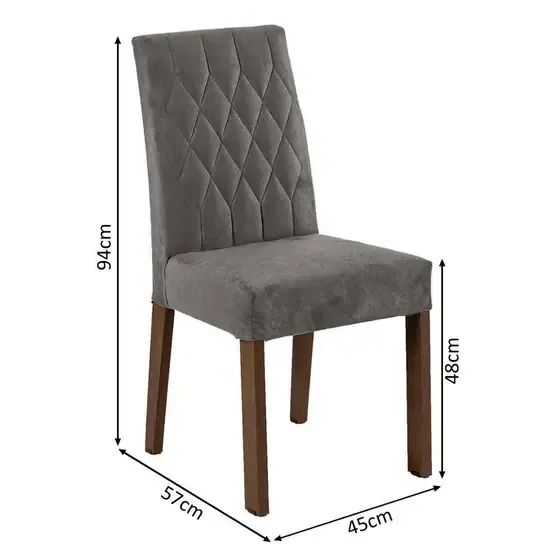 Kit Com 2 Cadeiras Léa - Foto 3