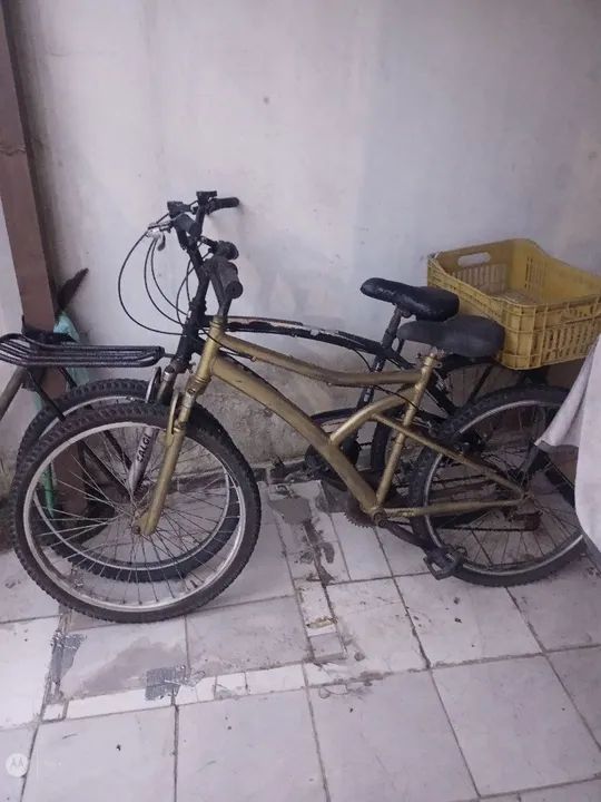 Duas Bicicletas Aro 26 Caloi 100 alumínio