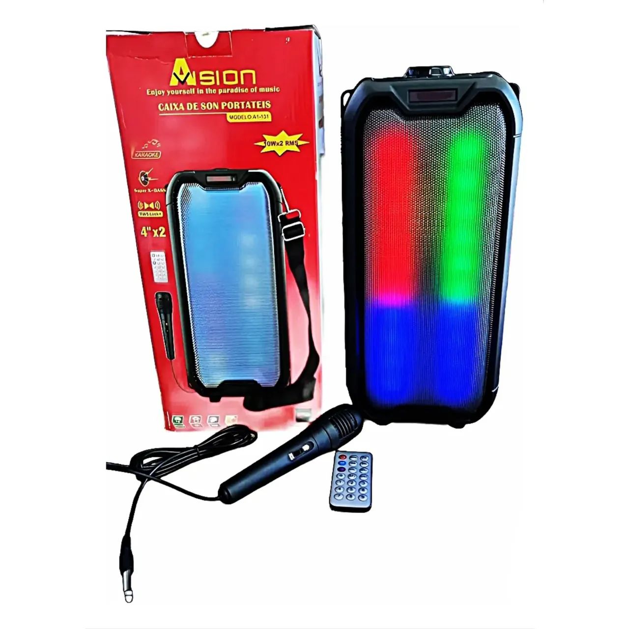 Caixa de Som A1-131 bluetooth 20w(Honestidade e Qualidade é na distribuidora JK ) - Foto 3