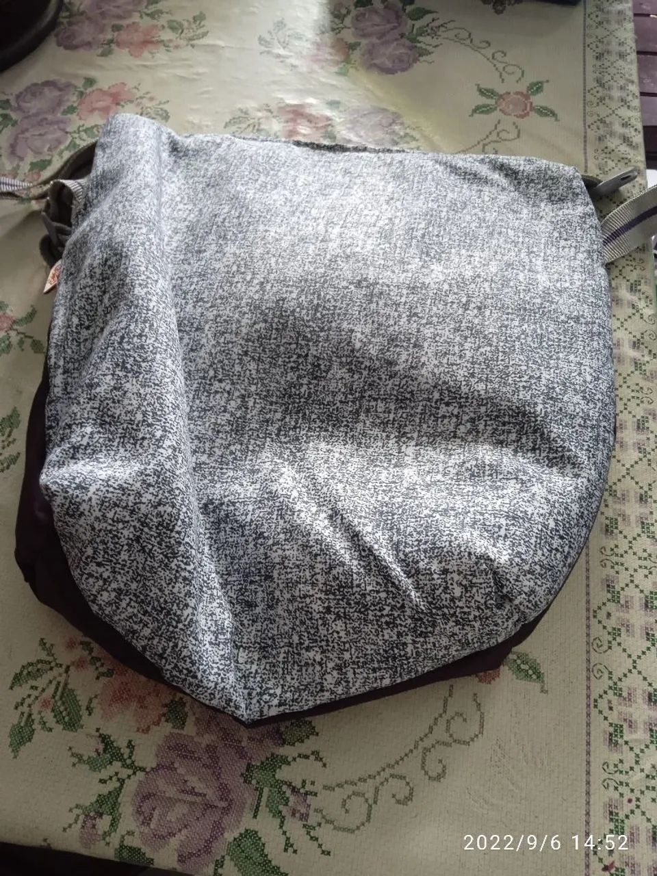  Apenas venda Bolsa térmica  roxa de tecido com alça - Foto 3