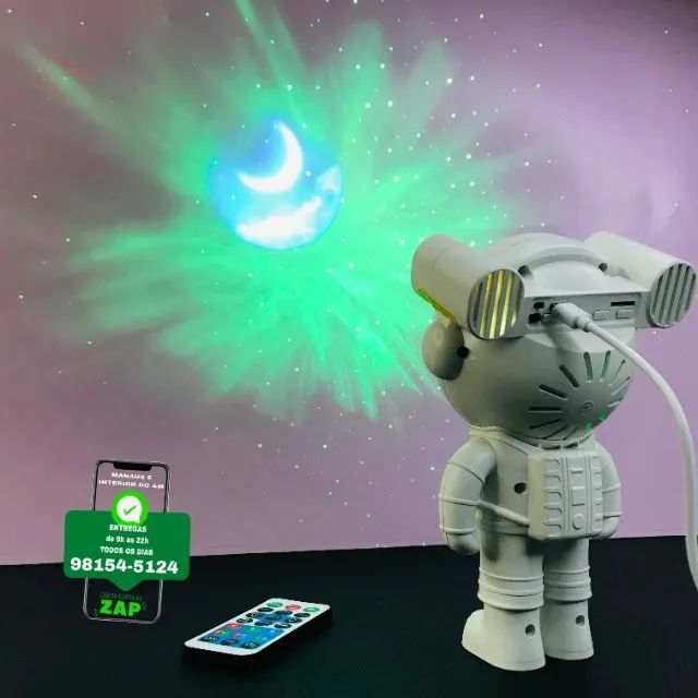 Astronauta projeto de galáxia e nebulosa e caixa bluetooth - Foto 2