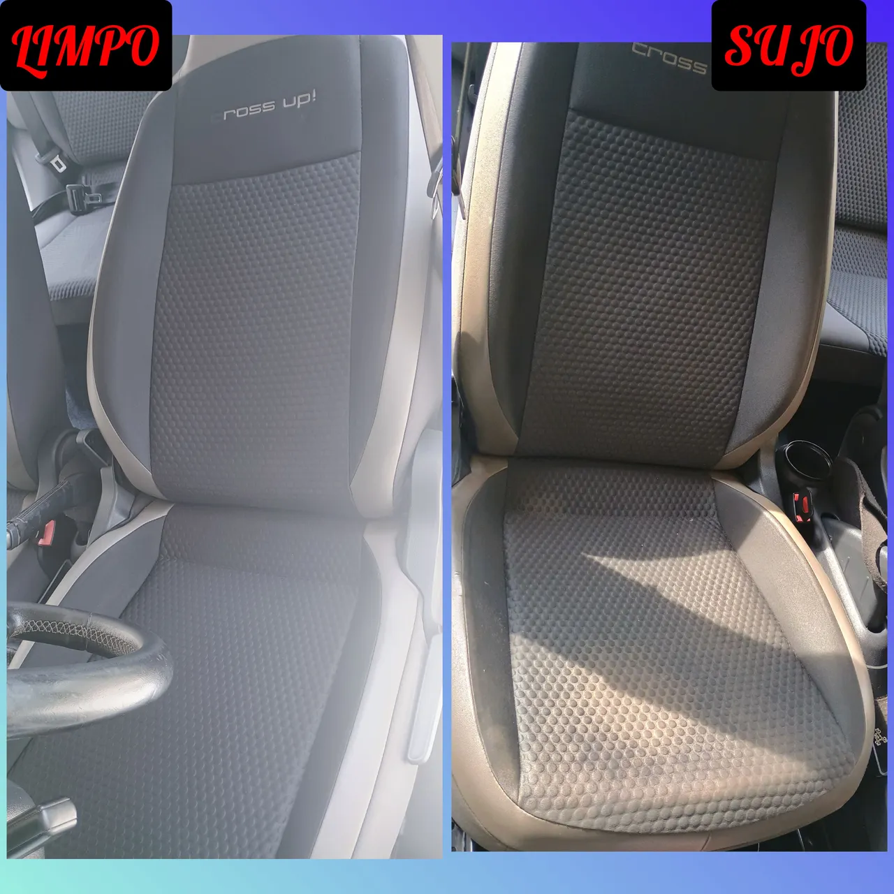 Banco de carro CHEIROSO E HIGIENIZADO