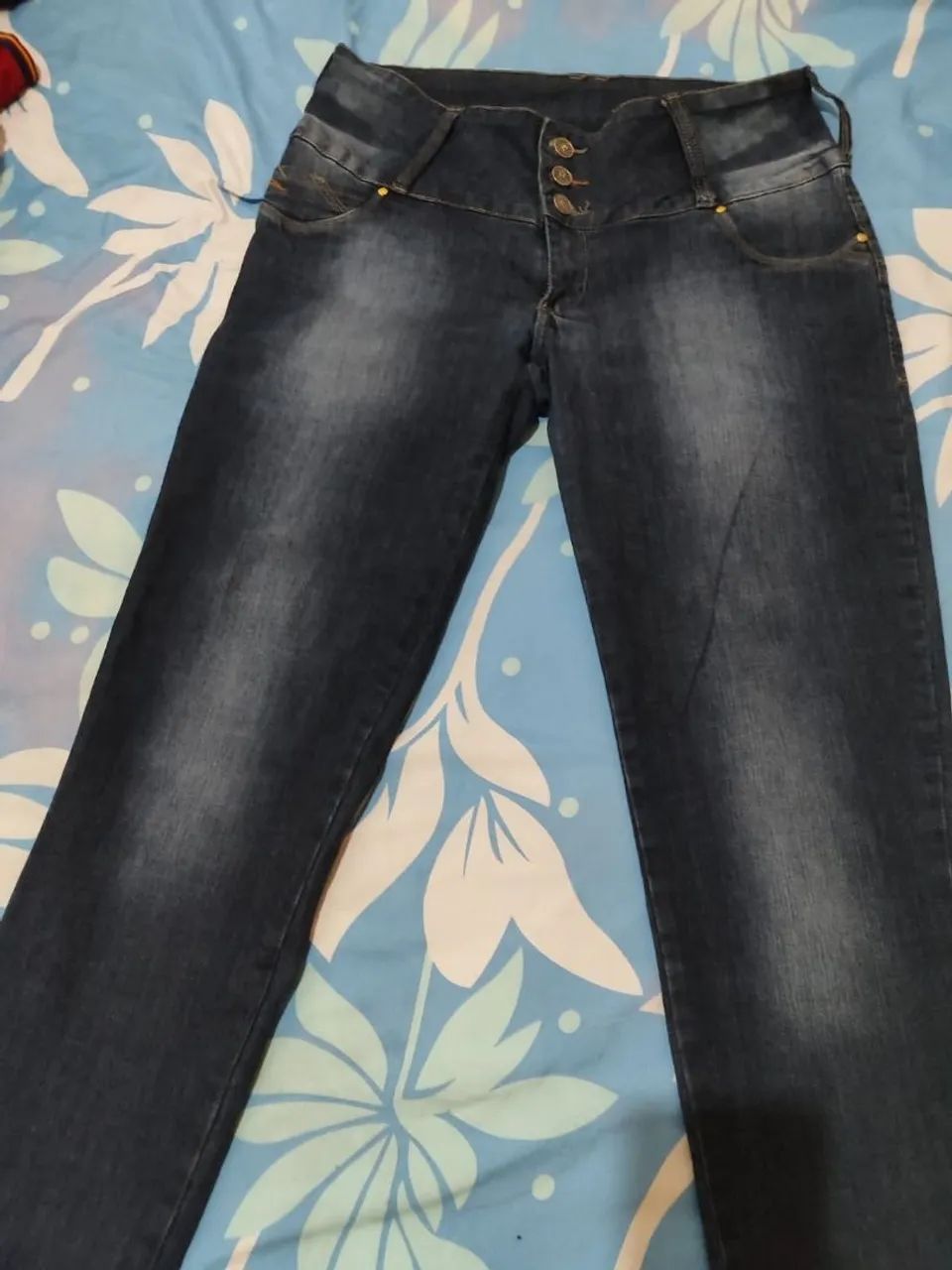 Calça jeans elegante tamanho 46 - Foto 3