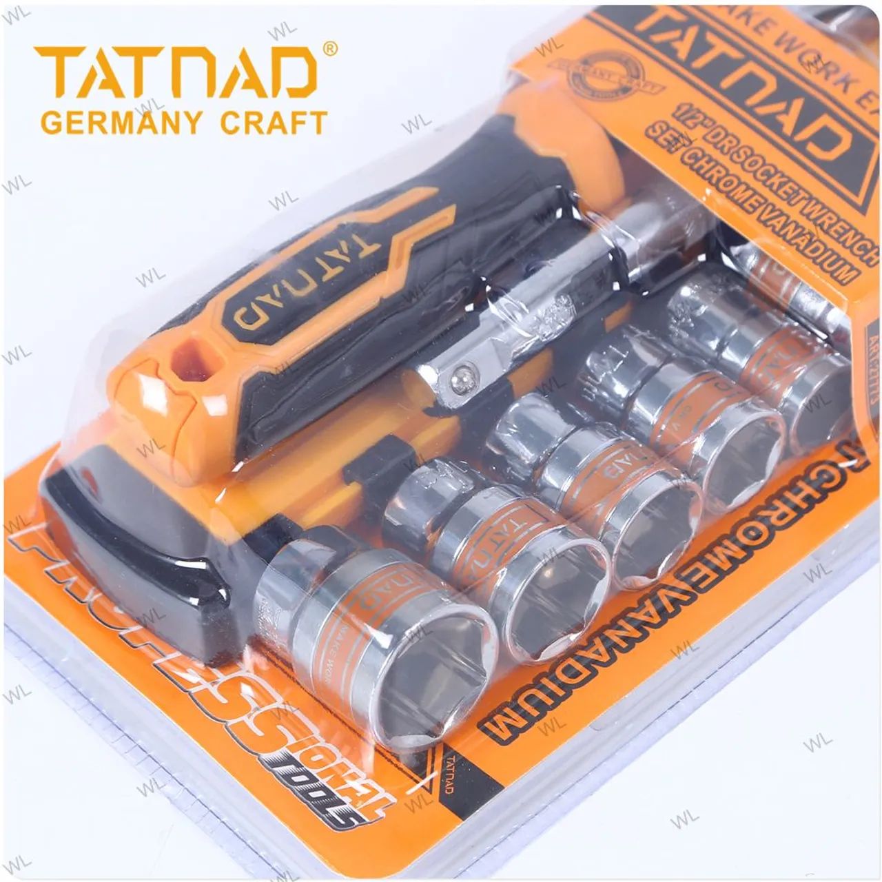 Jogo de Soquetes 1/2'' 12 Peças - Tatnad - Chrome Vanádio - Foto 4
