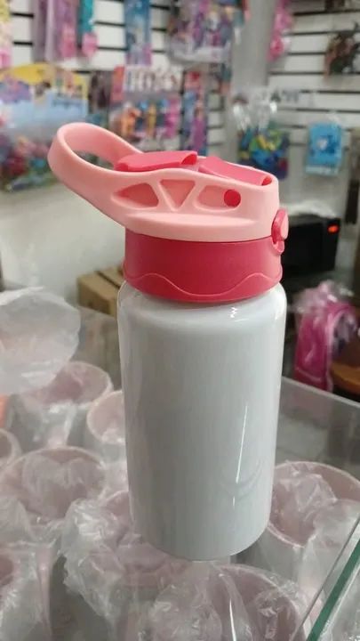 Garrafinha Térmica 350ml Infantil Personalizada Bico Silicone - Foto 3