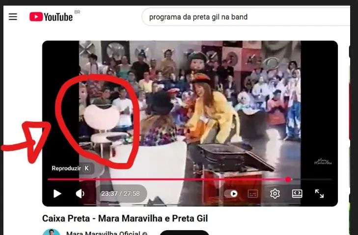  Oferta Cadeira Oficial do Programa Caixa Preta (Preta Gil) - Item Original de TV - Foto 2