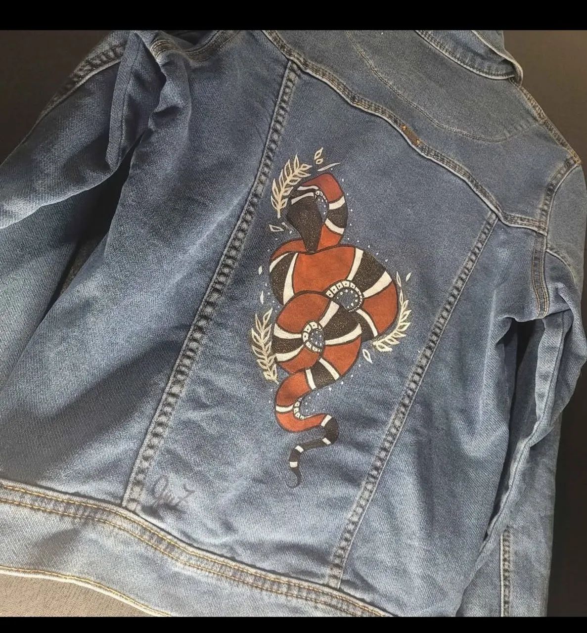 Jaqueta Jeans Azul Clássica - Foto 4