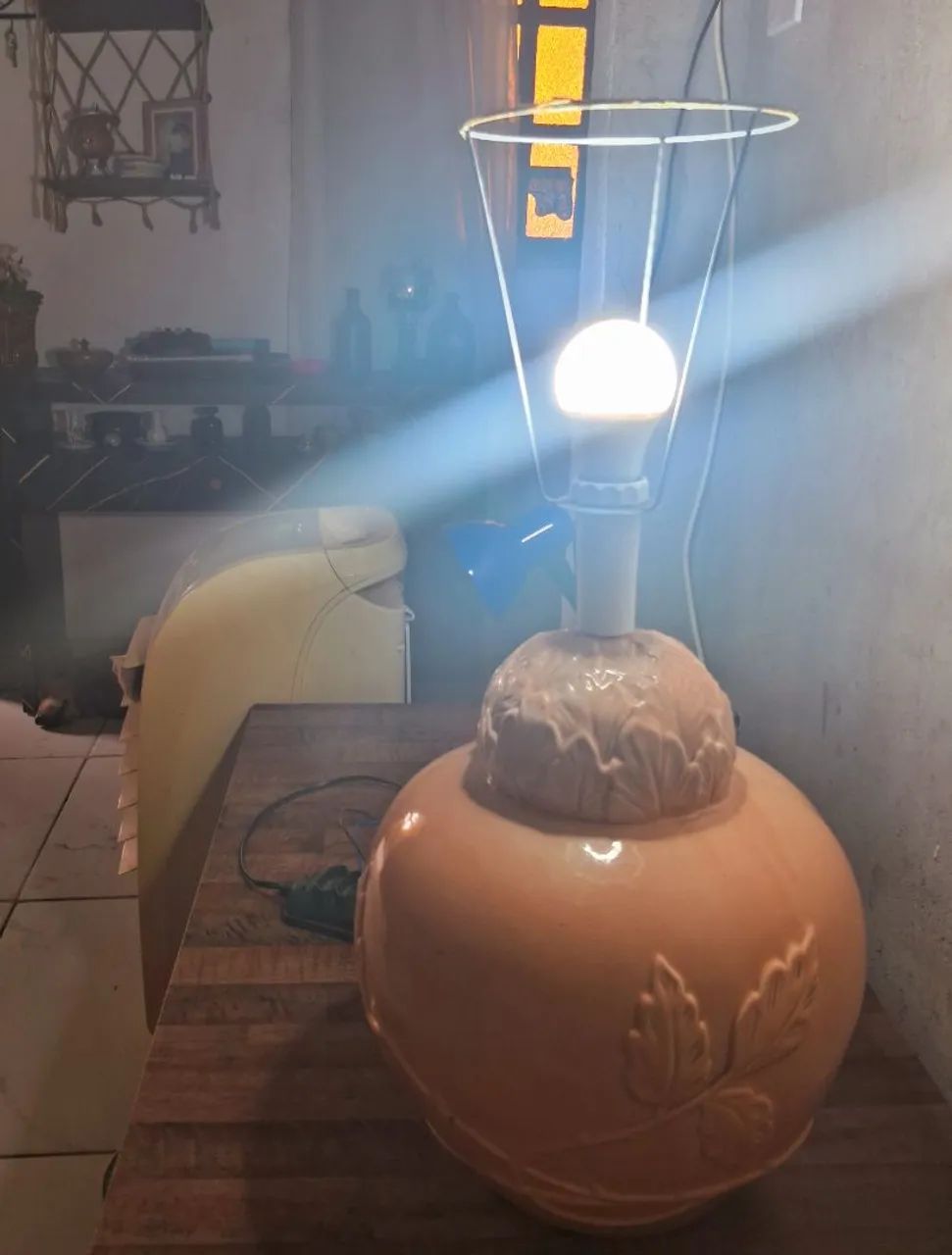 Linda luminária antinga - Foto 4