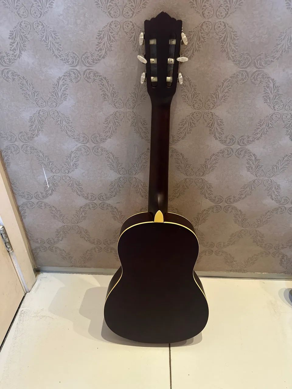 violão infantil michael vm10e ns 1/4 acústico nylon natural fosco - Foto 3