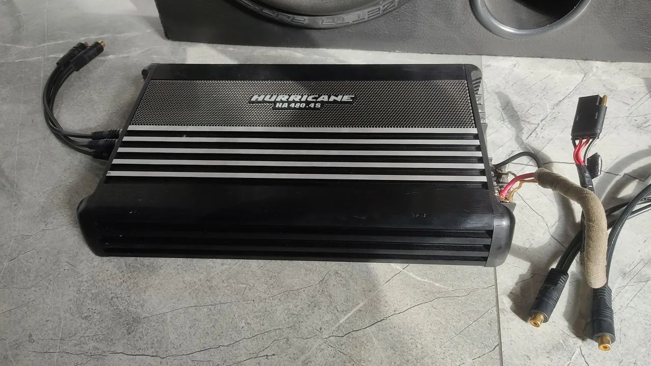 Som Auto - Caixa Selada + Amplificadores Hurricane e Corzus - Foto 2