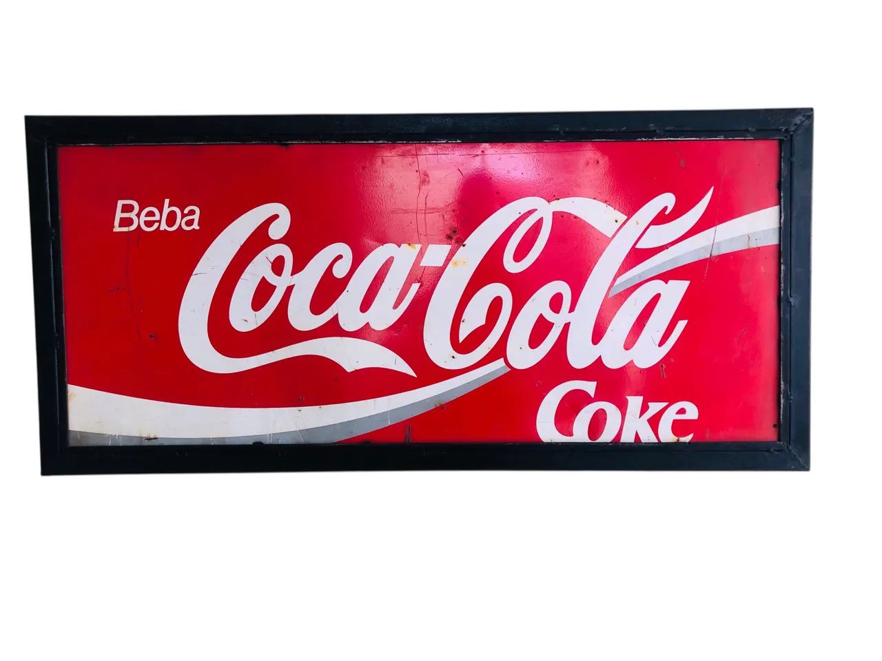 Antiga placa original Coca Cola (combinar entrega) 