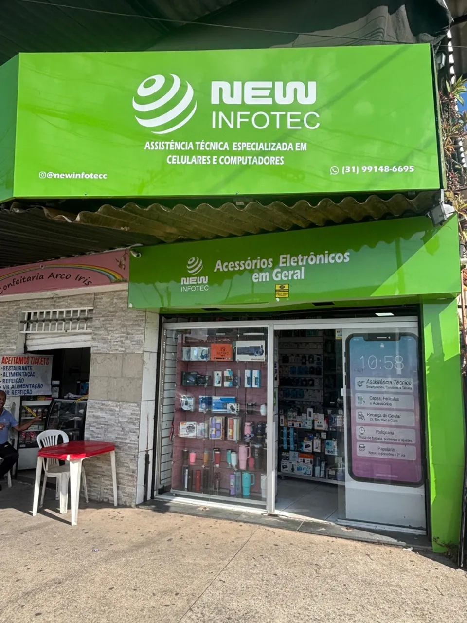 Ponto comercial completo só entra e trabalhar loja de celulares