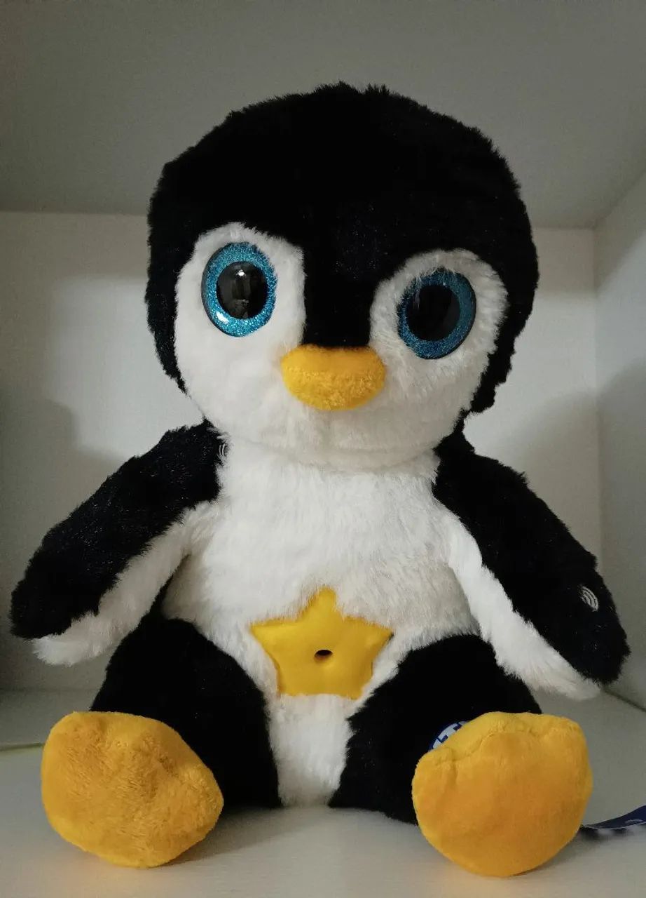 Pinguim Projetor de Constelação Musical Star Nelly Baby Br Machine 