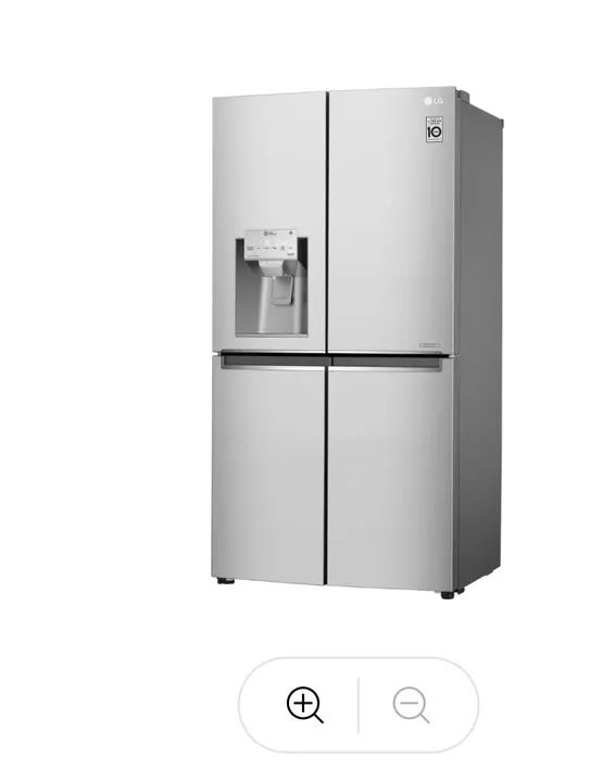 Geladeira com freezer inverter LG capacidade de 601L