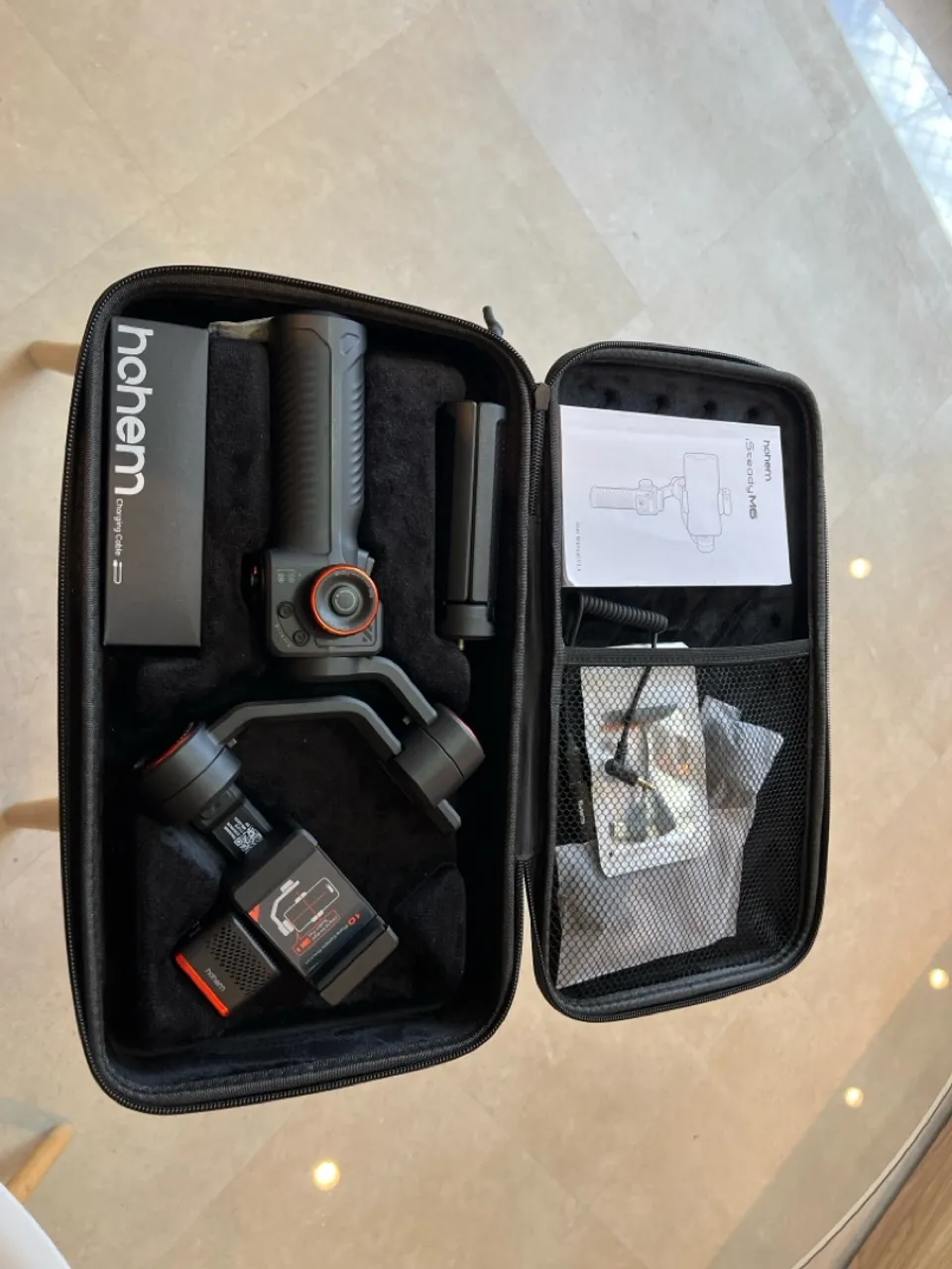tabililizador Celular Gimbal Isteady M6 Kit Hohem Pro com sensor IA