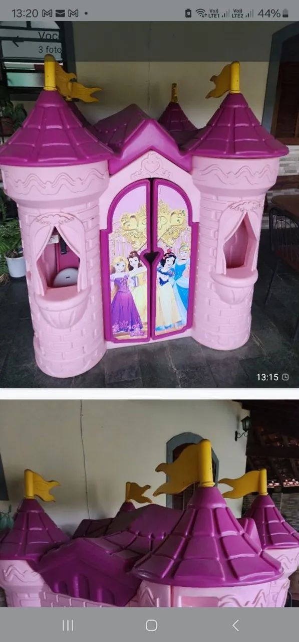 CASTELO PRINCESAS XALINGO, POR MENOS DA METADE DO VALOR DE UM NOVO.ACEITO CARTÃO. - Foto 5