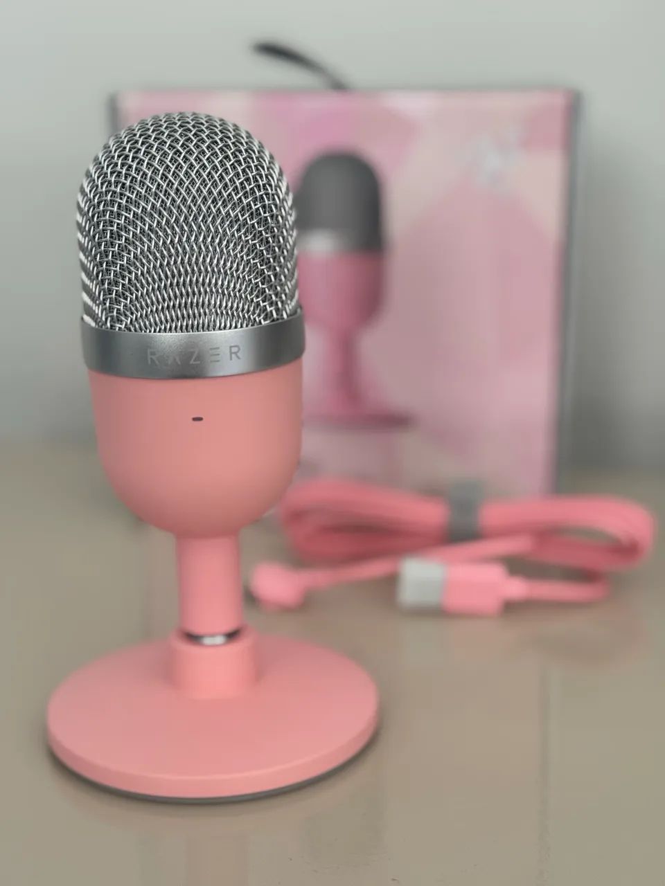 Microfone Razer Seiren Mini - Rosa (NOVO)  - Foto 3