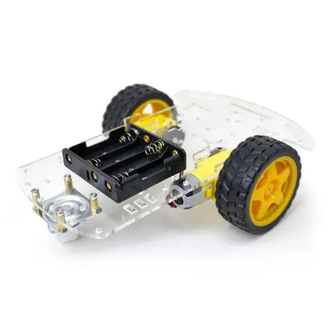 Kit Chassi (plataforma) para Robô 2WD - Acrílico - Foto 3