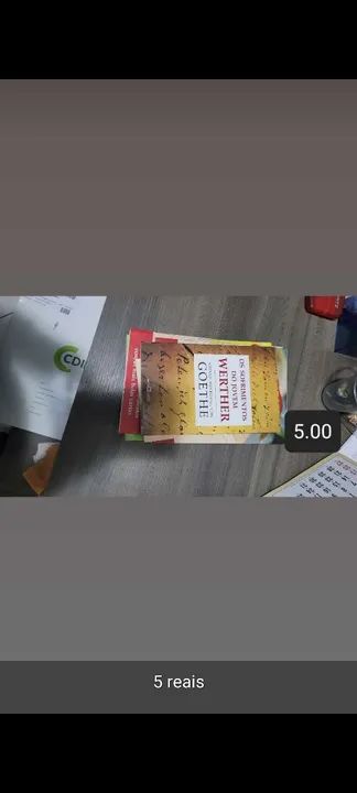 50 Noites Em Tons De Cinza - Livro e os sofrimentos do jovem werter - Foto 2