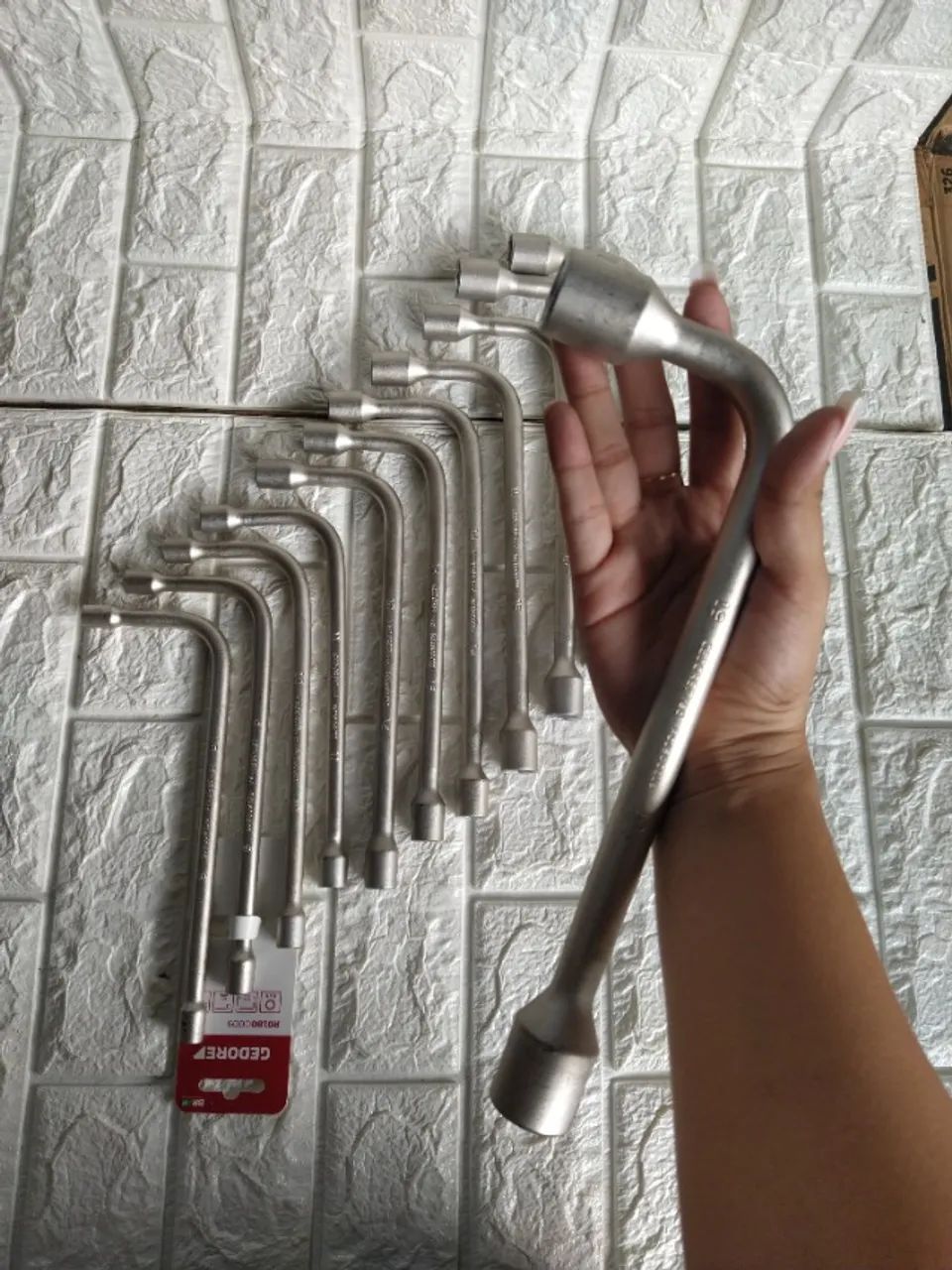 Chave L Biela de 8 a 19 MM com 12 Peças Gedore Red