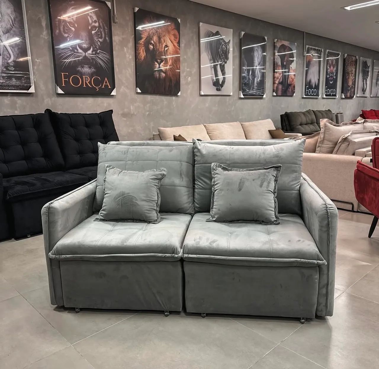 Sofá sem caixa  1,60 mts Confortável e Moderno - Foto 2