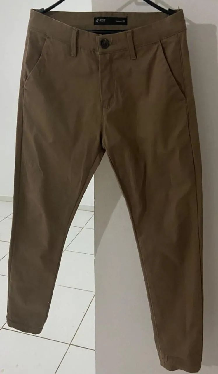 Calça Social Marrom Request