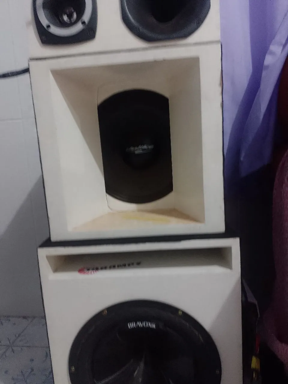 Caixa de som completa Bravox
