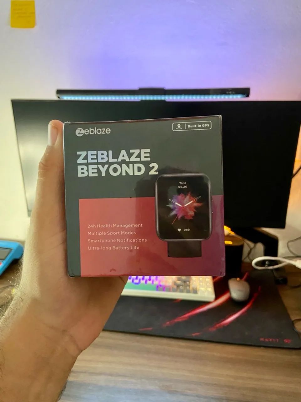 Smartwatch Zeblaze Beyond 2 NOVO - GPS, Tela AMOLED e À Prova d?Água  - Foto 2